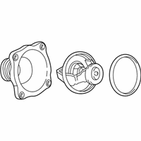 OEM BMW Thermostat With Characteristics Control - 11-53-1-437-526