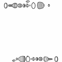 OEM 2004 Chevrolet Aveo Outer Joint Assembly - 96391551