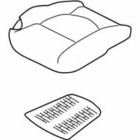 OEM Kia Forte Koup Cushion Assembly(W/O Track - 881051M621DCL