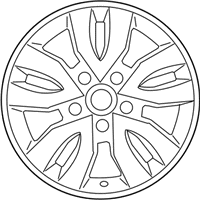 OEM Chevrolet City Express Wheel, Alloy - 19317622
