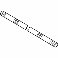 OEM 2018 Nissan GT-R Shaft-Rear Drive, RH - 39704-80B0A