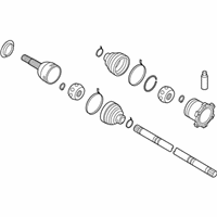 OEM 2010 Nissan GT-R Shaft Assy-Rear Drive - 39600-80B0C