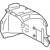 OEM 2021 BMW 745e xDrive Cover, Wheel Arch, Rear Section, Front Left - 51-71-7-340-201