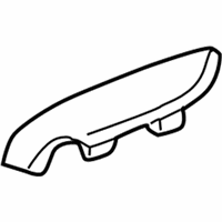 OEM 2004 Honda Civic Armrest Assembly, Right Rear Door (Ivory) - 83705-S5A-003ZD