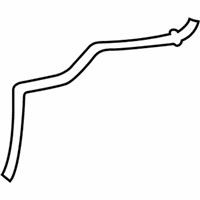 OEM 2000 Mercury Sable Lower Return Hose - F6DZ-3A713-EA