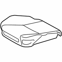 OEM 2018 Lexus GX460 Pad Sub-Assembly, Front Seat - 71502-60360