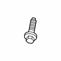 OEM Ford Police Interceptor Utility Front Lower Control Arm Mount Bolt - -W719922-S439