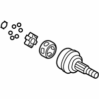 OEM 2011 Chevrolet Traverse Joint Asm-Front Wheel Drive Shaft Cv - 25940424