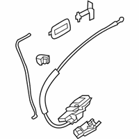 OEM 2014 Nissan Murano Trunk Lid Lock Assembly - 84631-1GR0A