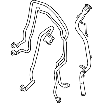 OEM 2020 Cadillac CT4 Filler Pipe - 84743022