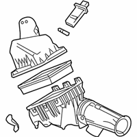 OEM Mercury Milan Air Cleaner Assembly - 7E5Z-9600-A