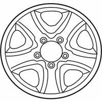 OEM 2007 Toyota Tundra Wheel, Steel - 42601-0C040