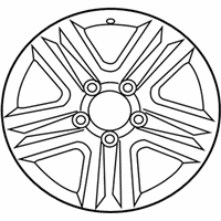 OEM 2012 Toyota Tundra Wheel, Alloy - 4260D-0C010