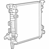 OEM Ram 2500 Engine Cooling Radiator - 68232750AB