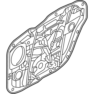 OEM 2022 Hyundai Elantra Panel Assembly-Front Dr Module, RH - 82481-AB000