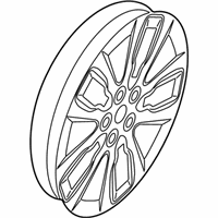 OEM 2012 Kia Sorento Wheel Assembly-Aluminum - 529101U385
