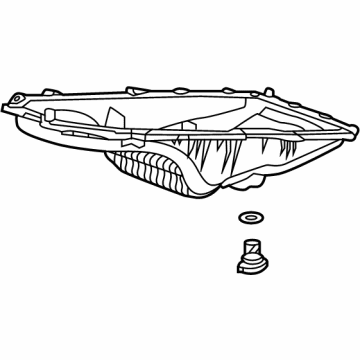 OEM 2022 Cadillac CT5 Oil Pan - 55511564