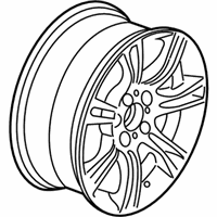 OEM BMW 335i GT xDrive Disc Wheel Light Alloy Dekor Silver 2 - 36-11-7-848-388