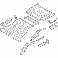 OEM Ford Floor Pan Assembly - DG1Z-5411215-A