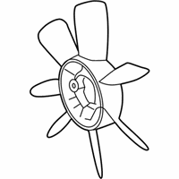 OEM Lexus GX470 Fan - 16361-50080