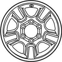 OEM 2007 Toyota Sequoia Wheel, Alloy - 42611-AF110