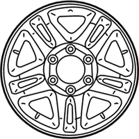 OEM 2006 Toyota Sequoia Wheel, Alloy - 42611-AF120