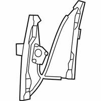 OEM 2009 Dodge Avenger Front Door Window Regulator - 68023491AA