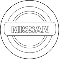OEM Nissan Leaf Disc Wheel Ornament - 40343-AU51A