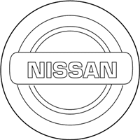 OEM 2015 Nissan Sentra Disc Wheel Ornament - 40343-AU51A