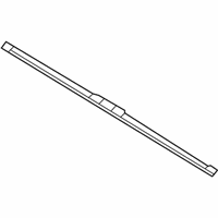 OEM 2010 BMW M6 Front Wiper Blade Set - 61-61-0-431-463