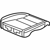 OEM Acura RL Pad, Right Front Seat Cushion - 81137-SJA-G01