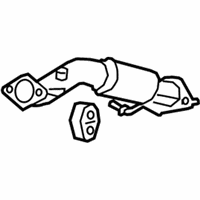 OEM Hyundai Tucson Front Muffler Assembly - 28610-D3540