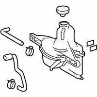 OEM Lexus RC F Reserve Tank Assembly, R - 16470-38092