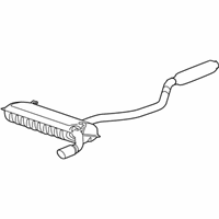 OEM Jeep Exhaust Muffler And Resonator - 68142883AD