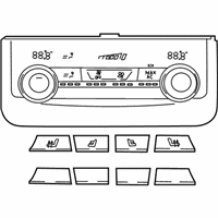 OEM 2021 BMW 530e xDrive REP. KIT, CLIMATE CONTROL PA - 61-31-6-999-436