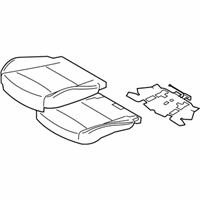 OEM BMW 328xi Seat Upholstery, Leather - 52-10-7-253-256