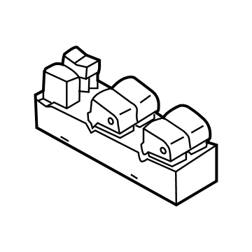 OEM 2020 Nissan Leaf Switch Assy-Power Window, Assist - 25411-5SA0A