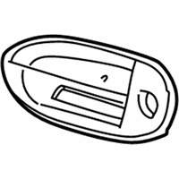 OEM 1998 Mercury Sable Handle, Outside - 4F1Z-5422405-BBPTM