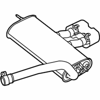 OEM 2013 Ford Focus Rear Muffler - CV6Z-5A289-F