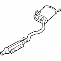 OEM Acura RL Muffler, Exhaust - 18307-SJA-E01