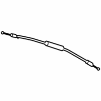 OEM 2017 Lexus LS460 Cable Assy, Rear Door Inside Locking - 69770-50080