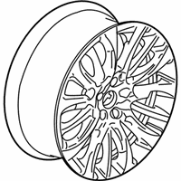 OEM 2018 Buick LaCrosse Wheel, Alloy - 26217814