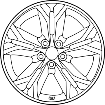 OEM Toyota Sienna Wheel, Alloy - 4260D-08010