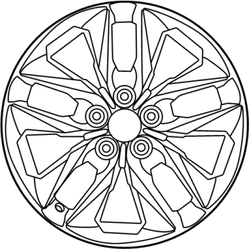 OEM 2022 Toyota Sienna Wheel, Alloy - 42611-08160
