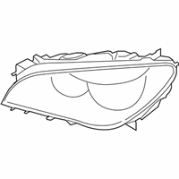 OEM 2015 BMW 740Ld xDrive Right Headlight - 63-11-7-348-510