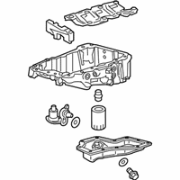 OEM 2021 Chevrolet Blazer Upper Oil Pan - 12716561