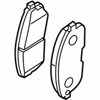 OEM 2011 Nissan Sentra Disc Brake Pad Kit - D1061-AC20A