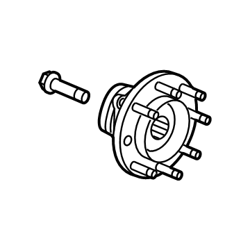 OEM GMC Sierra 3500 HD Hub & Bearing - 13512698