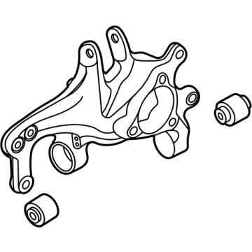 OEM Hyundai Sonata Carrier Assembly-Rear Axle, LH - 52710-L0500