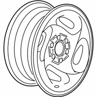 OEM 2011 Ram Dakota Wheel Alloy - 1CU84SZ0AB